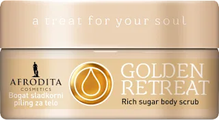 Šećerni piling za tijelo Golden Retreat, 175 g