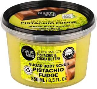 Šećerni piling za tijelo Pistachio Fudge, 250 ml