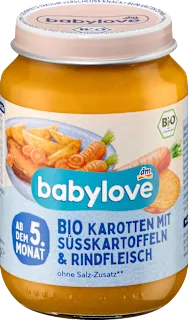 EKO kašica od mrkve, batata i govedine, 5+ mj., 190 g