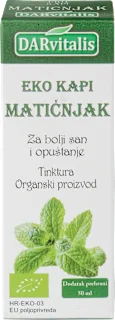 Eko kapi matičnjak tinktura, 50 ml