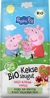Eko zobeni keksi Peppa Pig – višnja i vanilija, 125 g