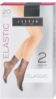 Elastic sokne Classic, 20 DEN – Tamno drap, 2 para, 4 kom.