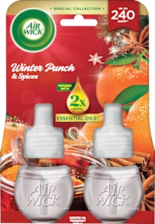 Električni osvježivač zraka Essential Oils, refill – Winter Punch & Spices, 2 x 19 ml, 38 ml