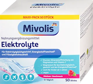 Elektroliti u prahu – okus maline, 50 kom.