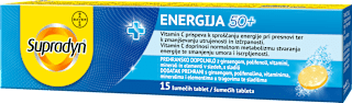 Energija 50+ - šumeće tablete, 15 kom.