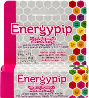 Energypip med s guaranom i acerolom, 3 kom.