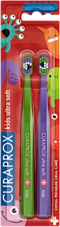 Četkica za zube Kids Ultra Soft – Little Bacteria Edition, 2 kom.