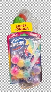 Extended Power univerzalno sredstvo za izbjeljivanje Pine Fresh 750 ml + Domestos Power 5 Magic Unicorn osvježivač za WC 2 x 50 g, 1 kom.