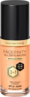 Facefinity 3u1 tekući puder – 76 Warm Golden, 30 ml