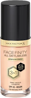 Facefinity 3u1 tekući puder – C50 Natural Rose, SPF 20, 30 ml