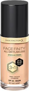 Facefinity 3u1 tekući puder – N77 Soft Honey, 30 ml