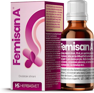 Femisan A biljne kapi, 30 ml