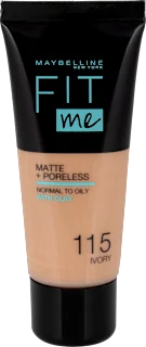 Fit me tekući puder – 115 Ivory, 30 ml