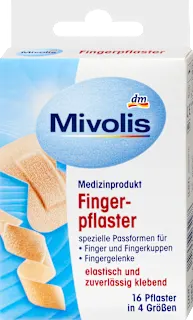 Flaster za prste, 4 veličine, 16 kom.