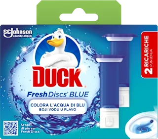 Fresh Discs Blue gel za čišćenje i osvježavanje WC školjke, 2 x 36 ml, 72 ml