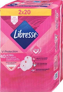 freshness & protection higijenski ulošci s krilcima – ultra, 40 kom.