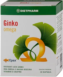 Ginko omega - dodatak prehrani, 30 kom.