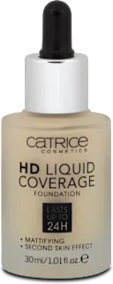 HD Liquid Coverage tekući puder – 010 Light Beige, 30 ml