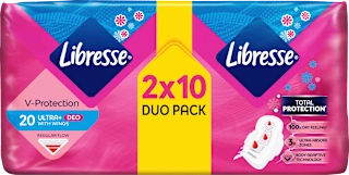 Higijenski ulošci s krilcima Deo Total Protection – ultra, 20 kom.