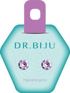 Hipoalergene naušnice xiri violet, 1 kom.