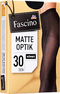 Hulahopke Matte Optik, 30 DEN veličina 42 – 44 – crna, 1 kom.