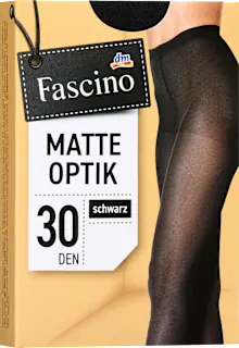 Hulahopke Matte Optik, 30 DEN veličina 46 – 48 – crna, 1 kom.