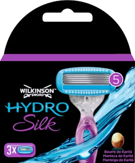Hydro Silk zamjenske britvice, 3 kom.