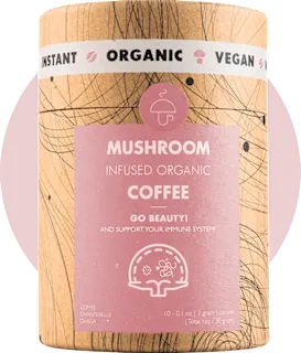 Instant kava obogaćena gljivama – Go Beauty!, 10 vrećica, 30 g