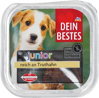 junior potpuna hrana za pse – puretina, 150 g