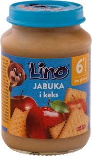 Kašica od jabuke i keksa, 6 + mj., 190 g