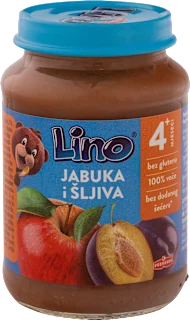 Kašica od šljive i jabuke, 4 + mj., 190 g