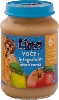 Kašica s integralnim žitaricama i voćem, 6 + mj., 190 g