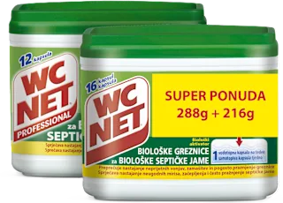 Kapsule za septičke jame, 288 g + 216 g, 504 g