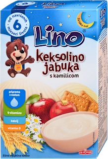 Keksolino – jabuka i kamilica, 6 + mj., 200 g