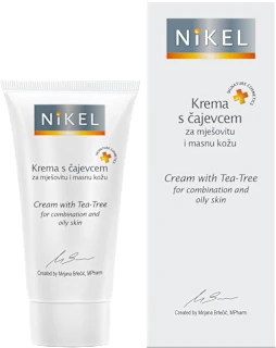 Krema s čajevcem za mješovitu i masnu kožu, 50 ml