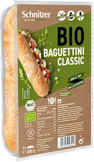 Kruh bio Baguettini Classic, 200 g