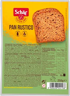 Kruh s više vrsta žitarica bez glutena, 250 g