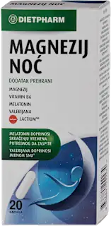 Magnezij Noć - dodatak prehrani, 20 kom.