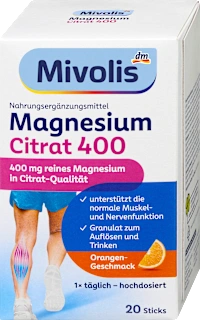 Magnezijev citrat 400, prah, 20 kom.