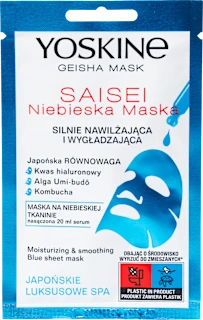 Maska za lice u maramici Geisha Saiseblue, 1 kom.