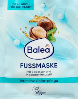 Maska za stopala s babasu uljem i uljem makadamije, 15 ml