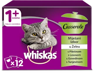 Miješani izbor u želeu Casserole, 85 g