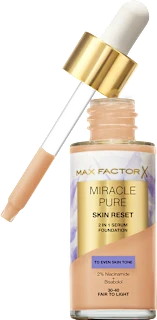 Miracle Pure serum i tekući puder 2u1 – 30–40 Fair to Light, 30 ml