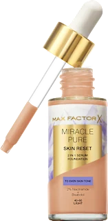 Miracle Pure serum i tekući puder 2u1 – 40–60 Light, 30 ml