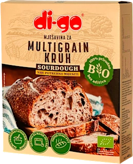 Mješavina za bio Multigrain kruh sa sjemenkama - Sourdough, 400 g