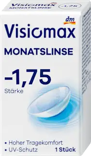 Mjesečna kontaktna leća – dioptrija -1,75, 1 kom.