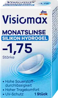 Mjesečna kontaktna leća od silikon-hidrogela – dioptrija -1,75, 1 kom.