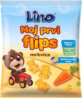 Moj prvi flips - mrkva, 35 g
