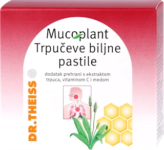 Mucoplant Trpučeve biljne pastile, 50 g