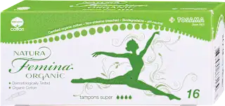 Natura Femina Organic tamponi super, 16 kom.